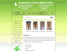 Tablet Screenshot of acupunctureherbscenter.com